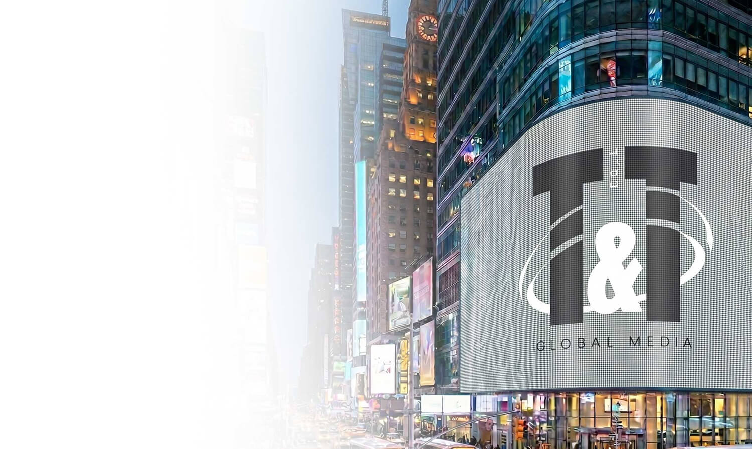 T&T Global Media Times Square billboard